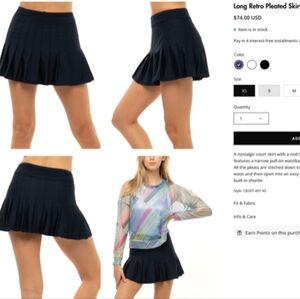 Pickleball/tennis skort